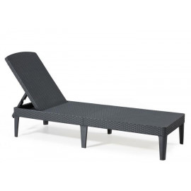 2 x Keter Jaipur Sun Loungers With Cushions and Cool Box 2 x Keter Jaipur Sun Loungers With Cushions and Cool Box