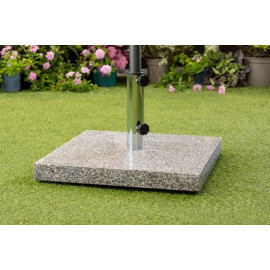 35kg Granite Parasol Base Square with Wheels
