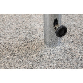 35kg Granite Parasol Base Square with Wheels 35kg Granite Parasol Base Square with Wheels