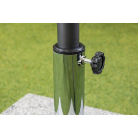 50kg Granite Parasol Base Square with Wheels & Handle 50kg Granite Parasol Base Square with Wheels & Handle