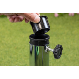 50kg Granite Parasol Base Square with Wheels & Handle 50kg Granite Parasol Base Square with Wheels & Handle