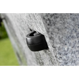 50kg Granite Parasol Base Square with Wheels & Handle 50kg Granite Parasol Base Square with Wheels & Handle