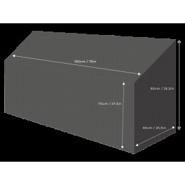 Norfolk Leisure Oxford Love Seat Cover 190x65x70/90cm Norfolk Leisure Oxford Love Seat Cover 190x65x70/90cm