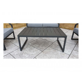 ALARNA Corner Sofa Set in grey powder coat ALARNA Corner Sofa Set in grey powder coat