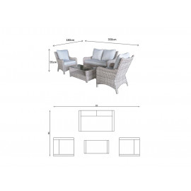 ALEXANDRA 2 seater sofa set ALEXANDRA 2 seater sofa set