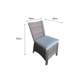 ALEXANDRA Pair of High back armless chair ALEXANDRA Pair of High back armless chair