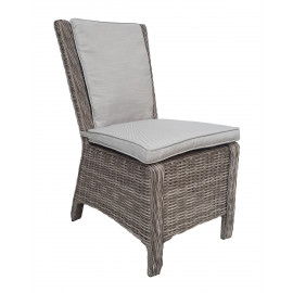 ALEXANDRA Pair of High back armless chair