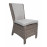 ALEXANDRA Pair of High back armless chair