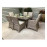 ALEXANDRA 6 Seat Rectangular Dining Set