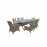 ALEXANDRA 8 Seat Rectangular Dining Set