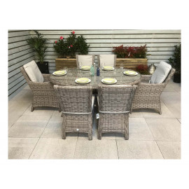 ALEXANDRA 6 Seater Oval Dining Set ALEXANDRA 6 Seater Oval Dining Set
