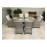ALEXANDRA 6 Seater Oval Dining Set