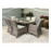 ALEXANDRA 6 Seater Oval Dining Set