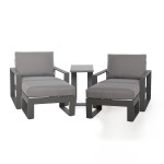 Amalfi 5pc Lounge Set / Grey