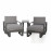 Amalfi 5pc Lounge Set / Grey