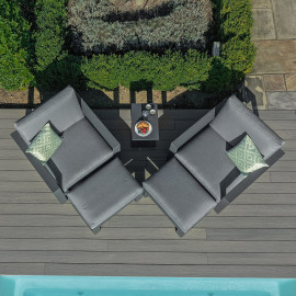 Amalfi 5pc Lounge Set / Grey