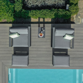 Amalfi 5pc Lounge Set / Grey