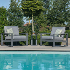 Amalfi 5pc Lounge Set / Grey