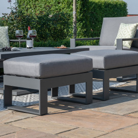 Amalfi 2 Seat Sofa Set With Rising Table / Grey