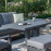 Amalfi 2 Seat Sofa Set With Rising Table / Grey