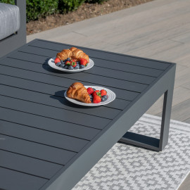 Amalfi Chaise Sofa Set / Grey