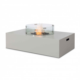 Fire Pit Coffee Table 127cm x 77cm Rectangular / Pebble White Fire Pit Coffee Table 127cm x 77cm Rectangular / Pebble White