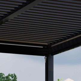 Pergola Aluminium Rectangular 30x40 with 4 Drop Sides / Grey Pergola Aluminium Rectangular 30x40 with 4 Drop Sides / Grey