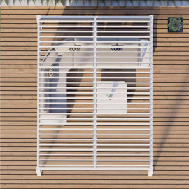 Pergola Aluminium Rectangular 30x40 with 4 Drop Sides / White Pergola Aluminium Rectangular 30x40 with 4 Drop Sides / White