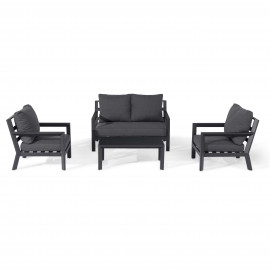 Manhattan Reclining 2 Seat Sofa Set with Coffee Table