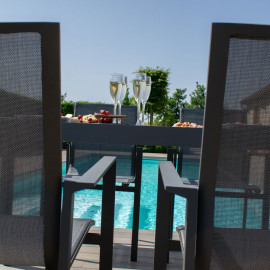 New York 6 Seat Rectangular Dining Set / Grey New York 6 Seat Rectangular Dining Set / Grey