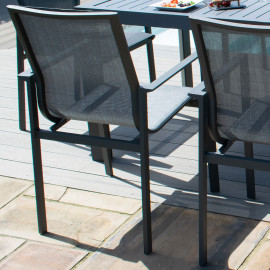 New York 6 Seat Rectangular Dining Set / Grey New York 6 Seat Rectangular Dining Set / Grey