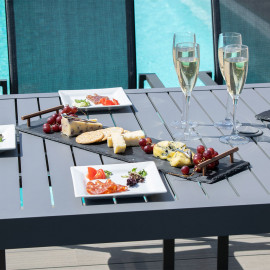 New York 6 Seat Rectangular Dining Set / Grey New York 6 Seat Rectangular Dining Set / Grey