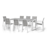 New York 8 Rectangular Dining / White New York 8 Rectangular Dining / White