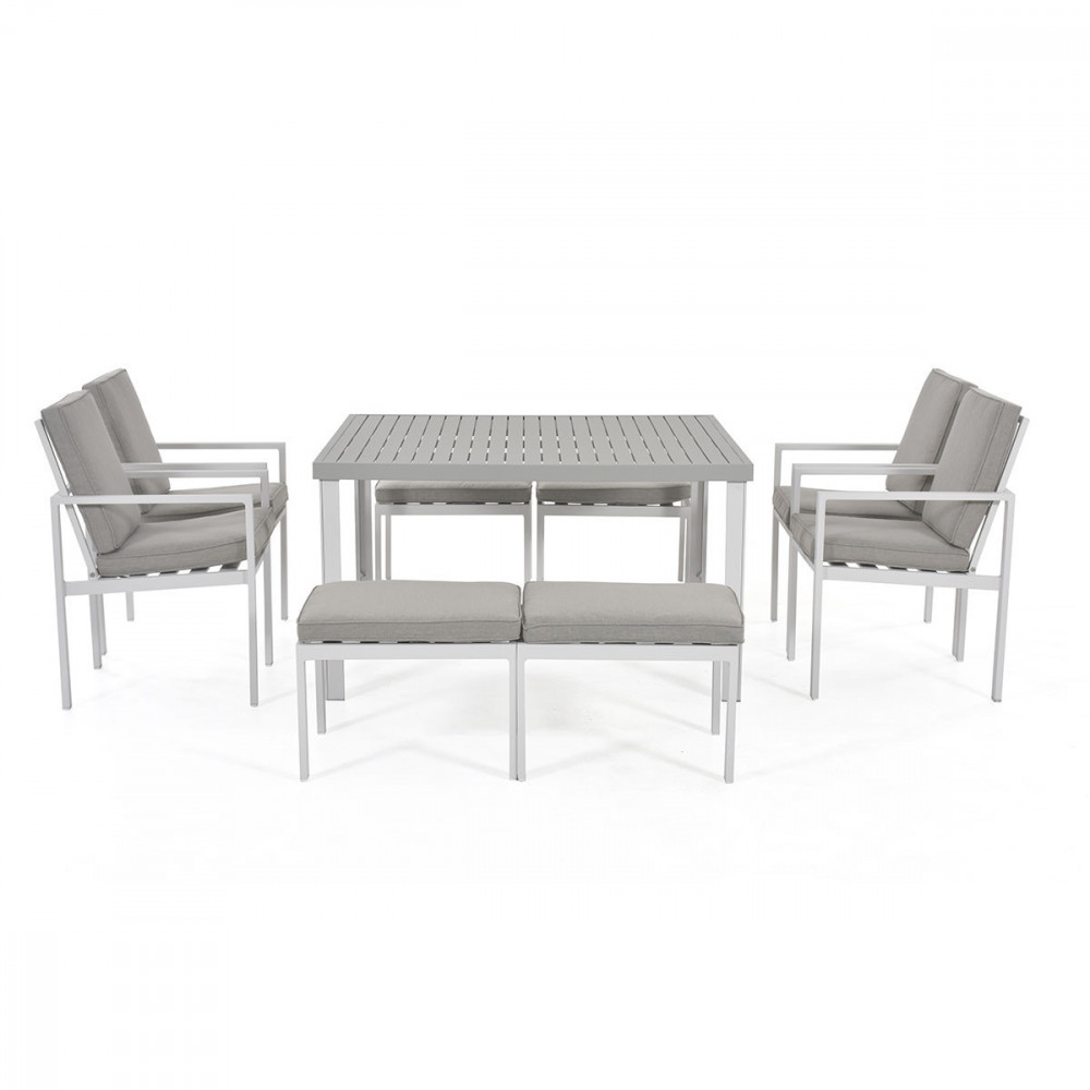 New York 9 Piece Cube Set / White New York 9 Piece Cube Set / White