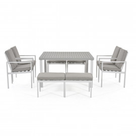 New York 9 Piece Cube Set / White