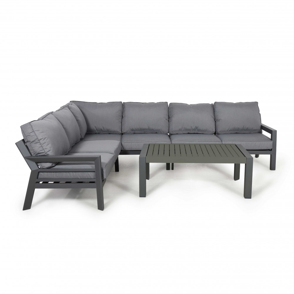 New York Corner Sofa Set / Grey New York Corner Sofa Set / Grey