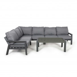 New York Corner Sofa Set / Grey