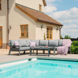 New York Corner Sofa Set / Grey New York Corner Sofa Set / Grey