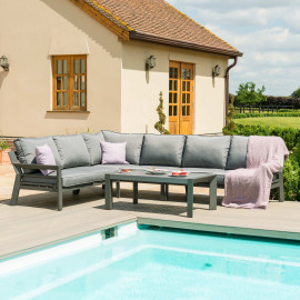 New York Corner Sofa Set / Grey New York Corner Sofa Set / Grey