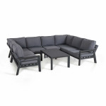 New York U-Shaped Sofa Set / Grey New York U-Shaped Sofa Set / Grey