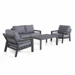 New York 2 Seat Sofa Set / Grey New York 2 Seat Sofa Set / Grey