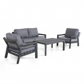 New York 2 Seat Sofa Set / Grey