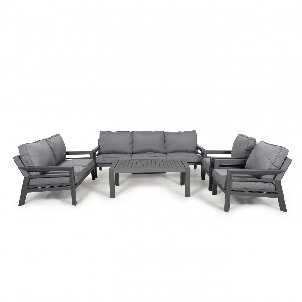 New York 3 Seat Sofa Set / Grey New York 3 Seat Sofa Set / Grey