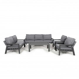 New York 3 Seat Sofa Set / Grey