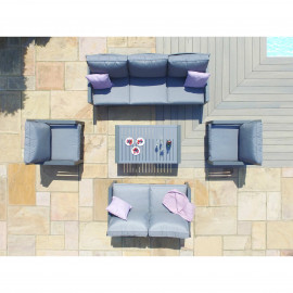 New York 3 Seat Sofa Set / Grey New York 3 Seat Sofa Set / Grey