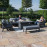 New York 3 Seat Sofa Dining Set with Fire Pit Table / Grey
