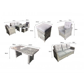 AMY Sofa Dining Set AMY Sofa Dining Set