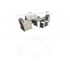 AMY Sofa Dining Set AMY Sofa Dining Set