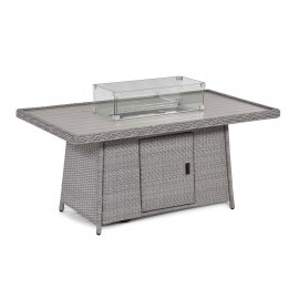 Ascot 3 Seat Sofa Dining Set with Fire Pit Ascot 3 Seat Sofa Dining Set with Fire Pit