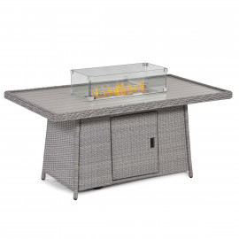 Ascot 3 Seat Sofa Dining Set with Fire Pit Ascot 3 Seat Sofa Dining Set with Fire Pit